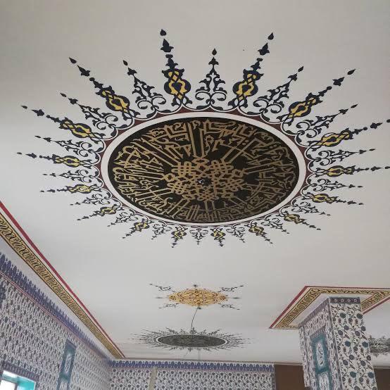 Cami Hat Sanatı Nakkaş - 002 - Cami Tavan Motifleri
