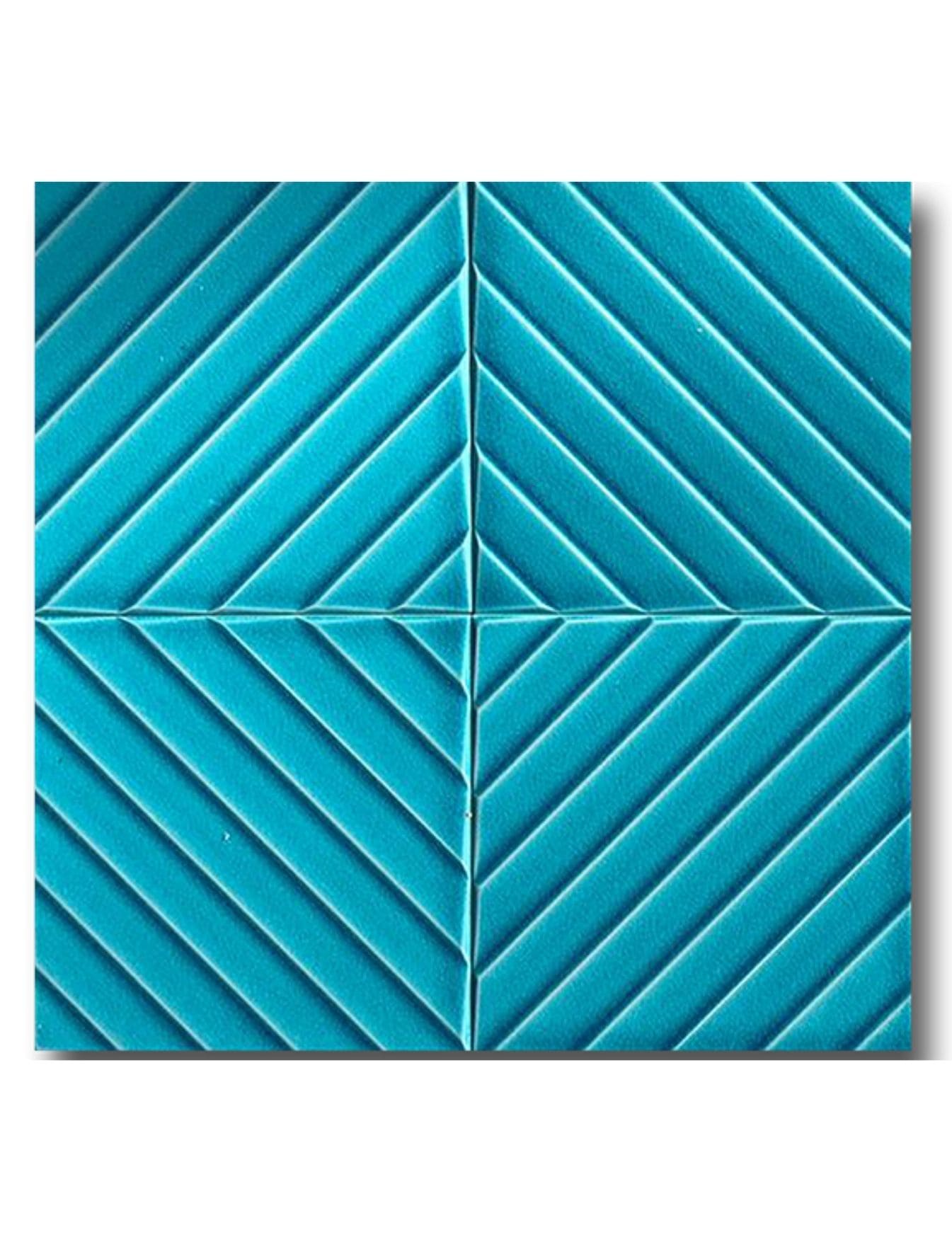 Selçuklu Yıldızı Geometri Seramik 20x20 - 01, Selçuklu Geometri Çini Seramik Turkuaz 20x20,