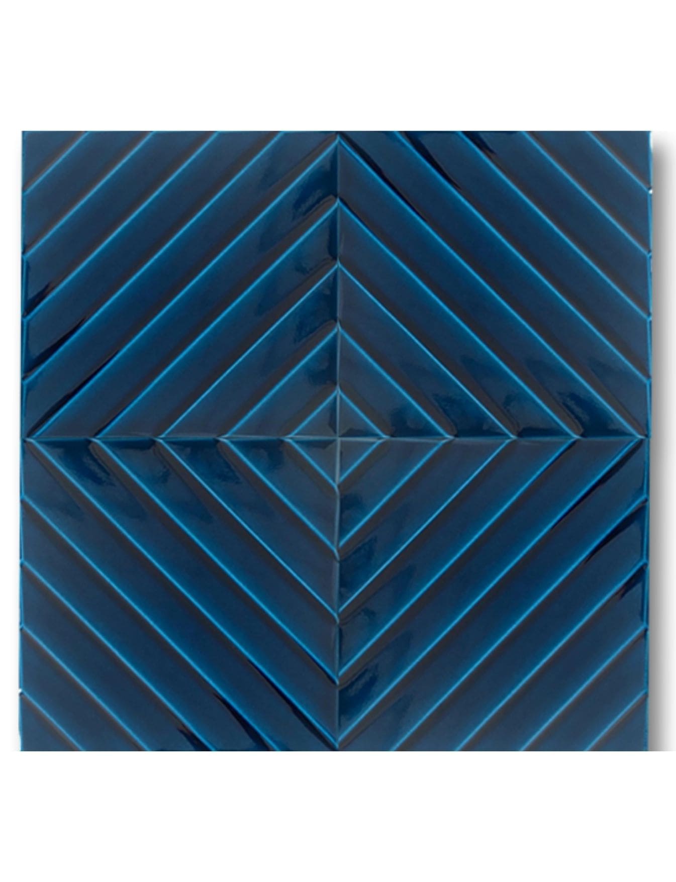 Selçuklu Yıldızı Geometri Seramik 20x20 - 03, Seramik Karo Türkmen Yıldızı Mavi 20x20,