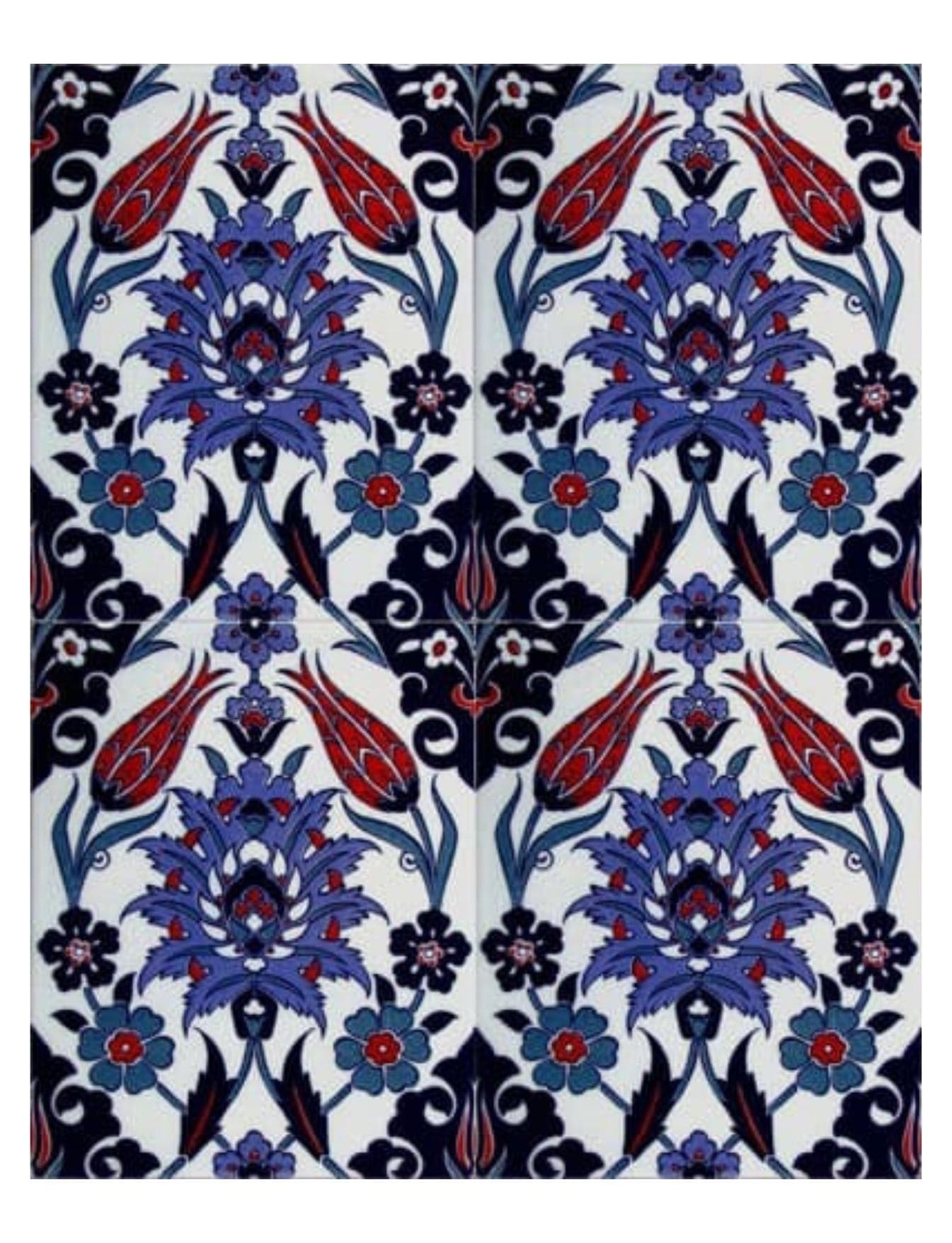 20x25 Çini Karo - 03, Kütahya Çini Seramik 20x25