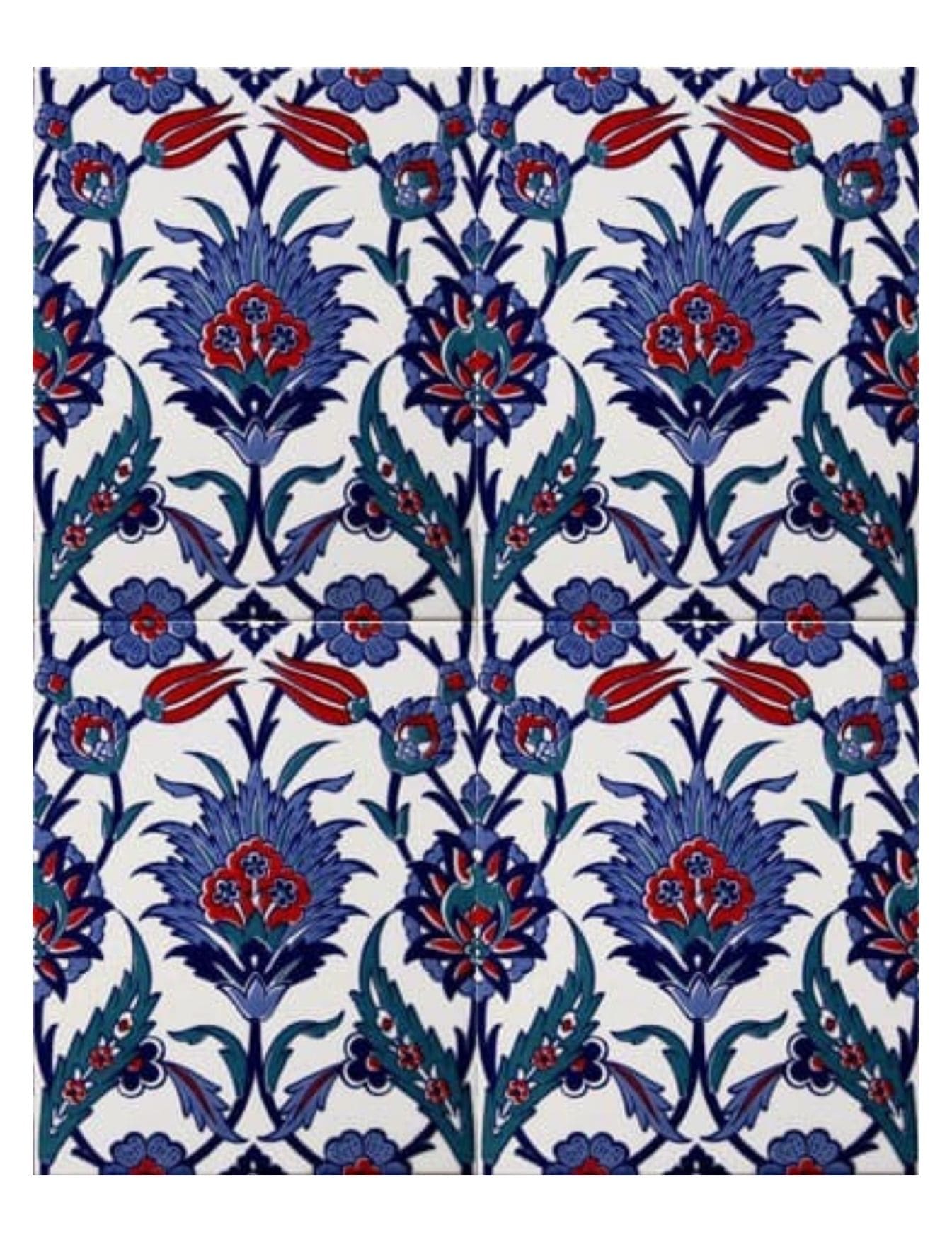 20x25 Çini Karo - 05, Çini Seramik Çeşitleri 20x25