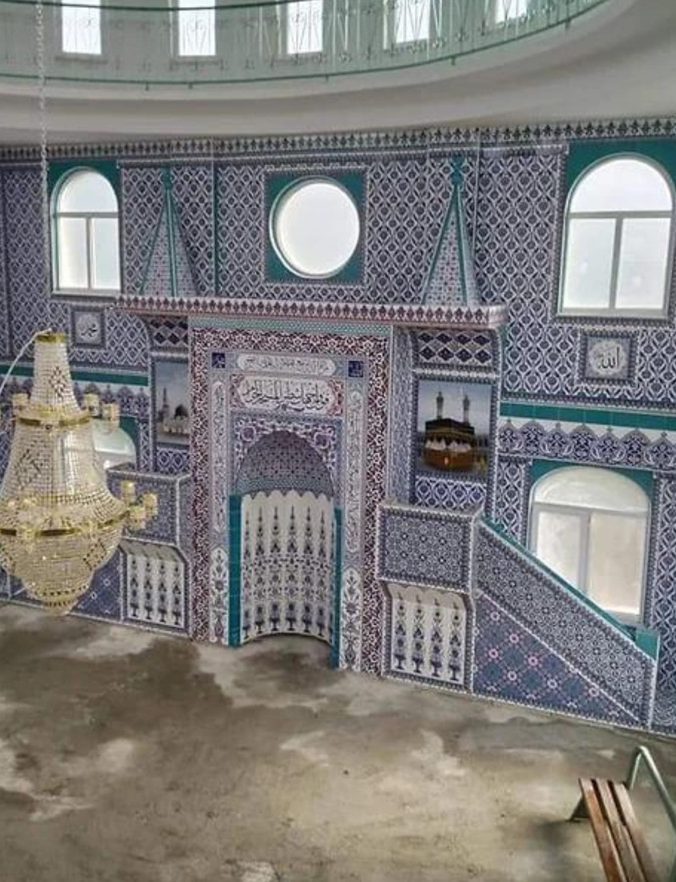 Mihrap Minber Kürsü Çeşitleri - 18, Kütahya Çini Minber Mihrap Kürsü Modelleri