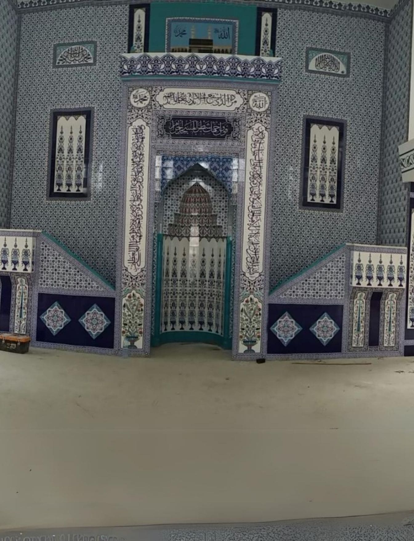 Mihrap Minber Kürsü Çeşitleri - 20, Tasarım Minber Mihrap Kürsü Çinisi