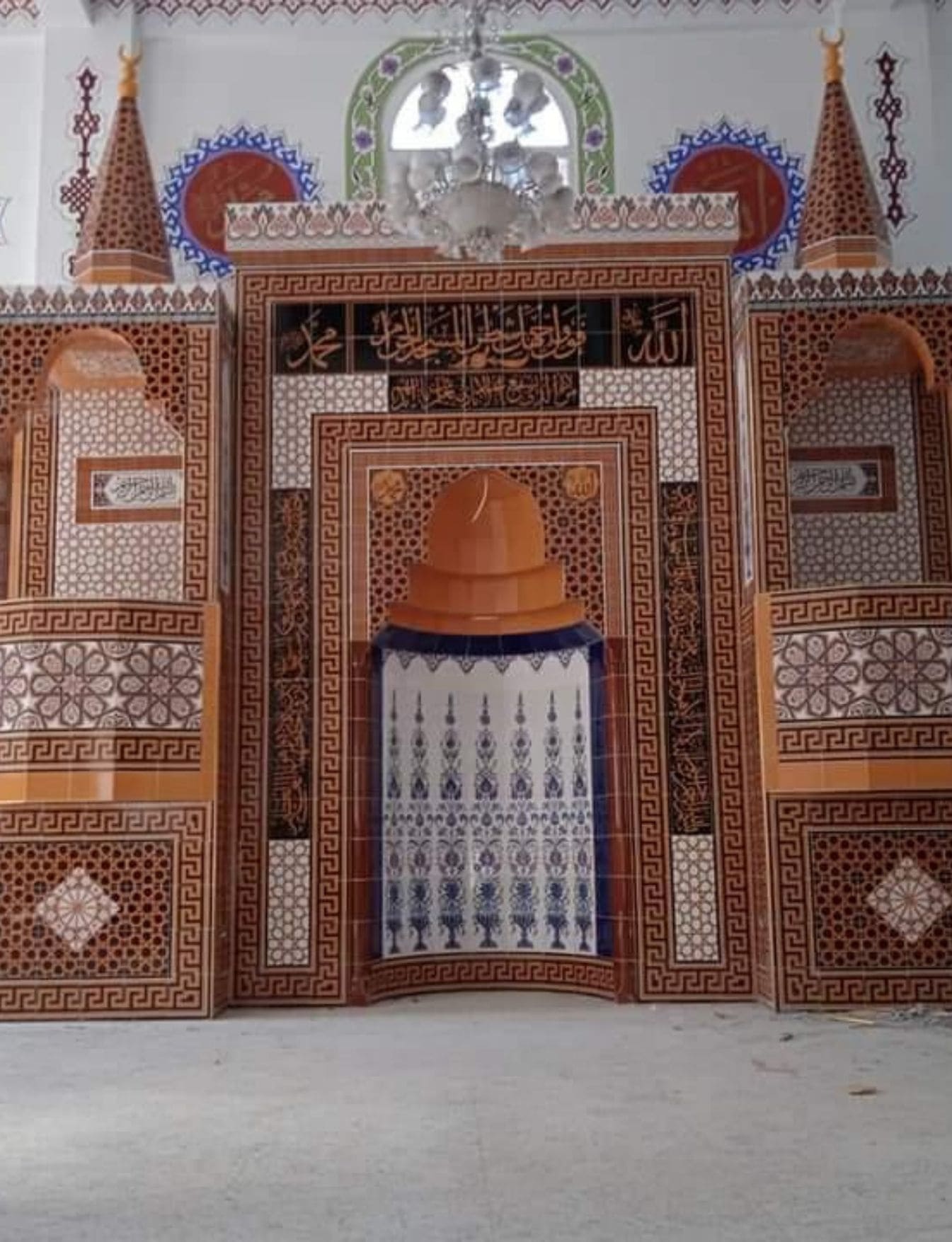 Mihrap Minber Kürsü Çeşitleri - 03, Mihrap Minber Kürsü Arap Mimari Takım