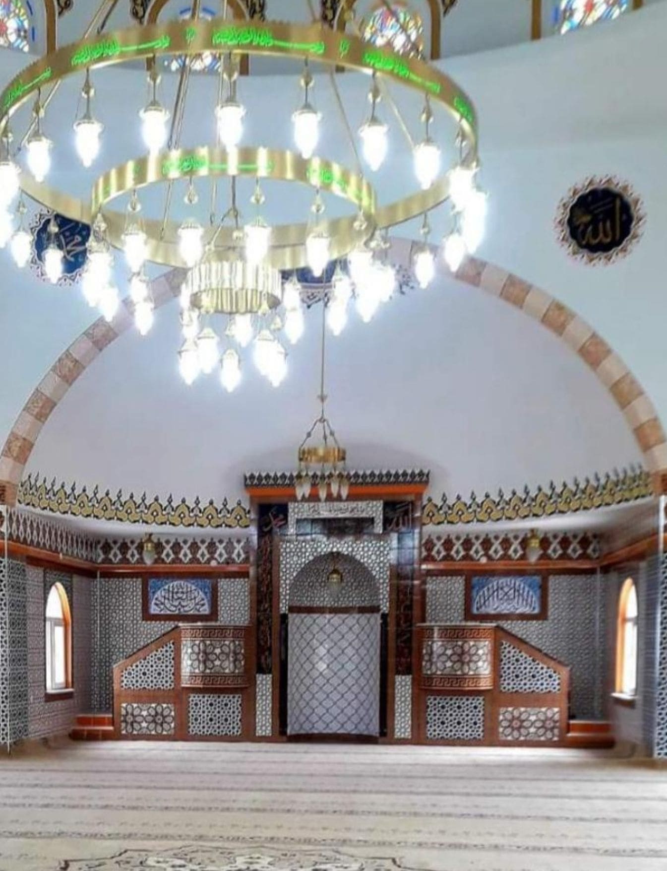 Mihrap Minber Kürsü Çeşitleri - 07, Mihrap Minber Kürsü Cami Dekorasyon