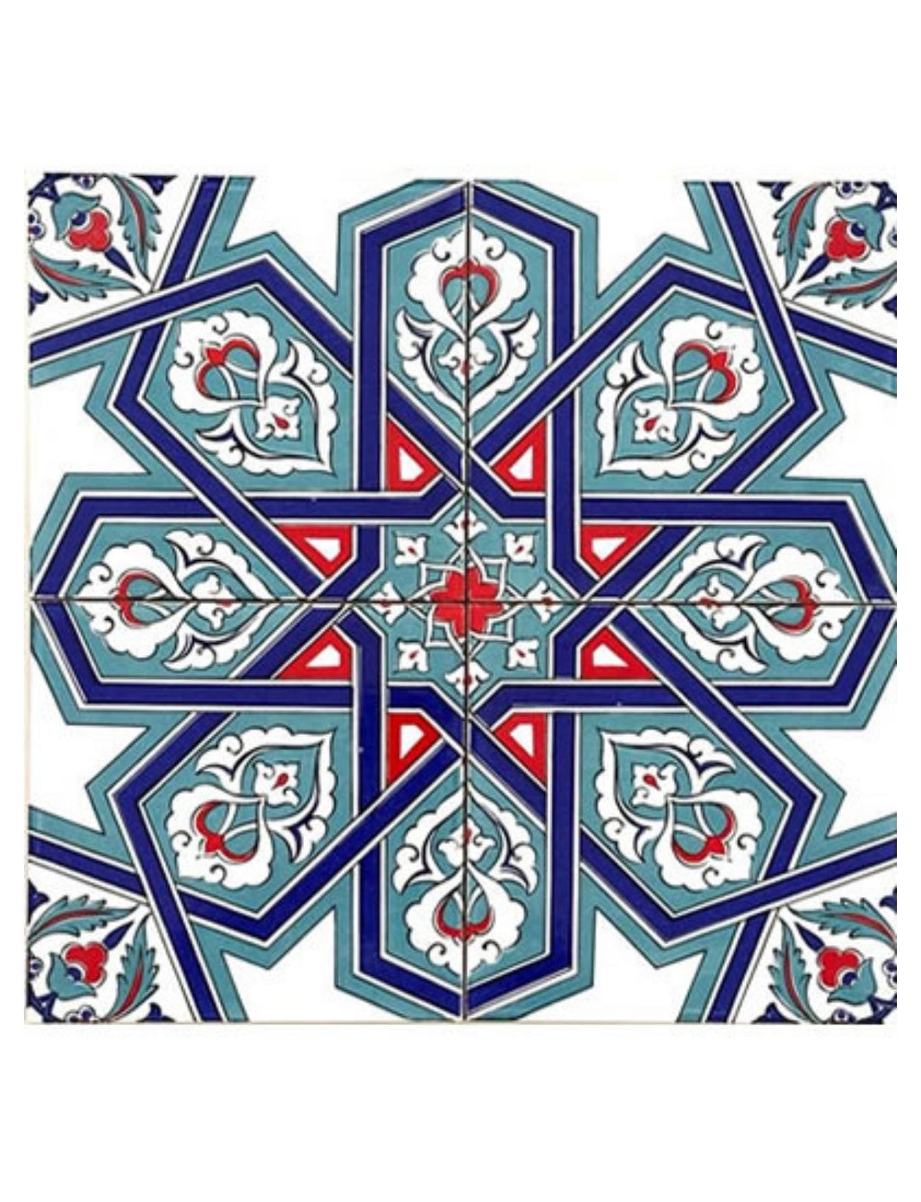 Çini Seramik Modelleri - 11, Osmanlı Saray Çinileri Geometri