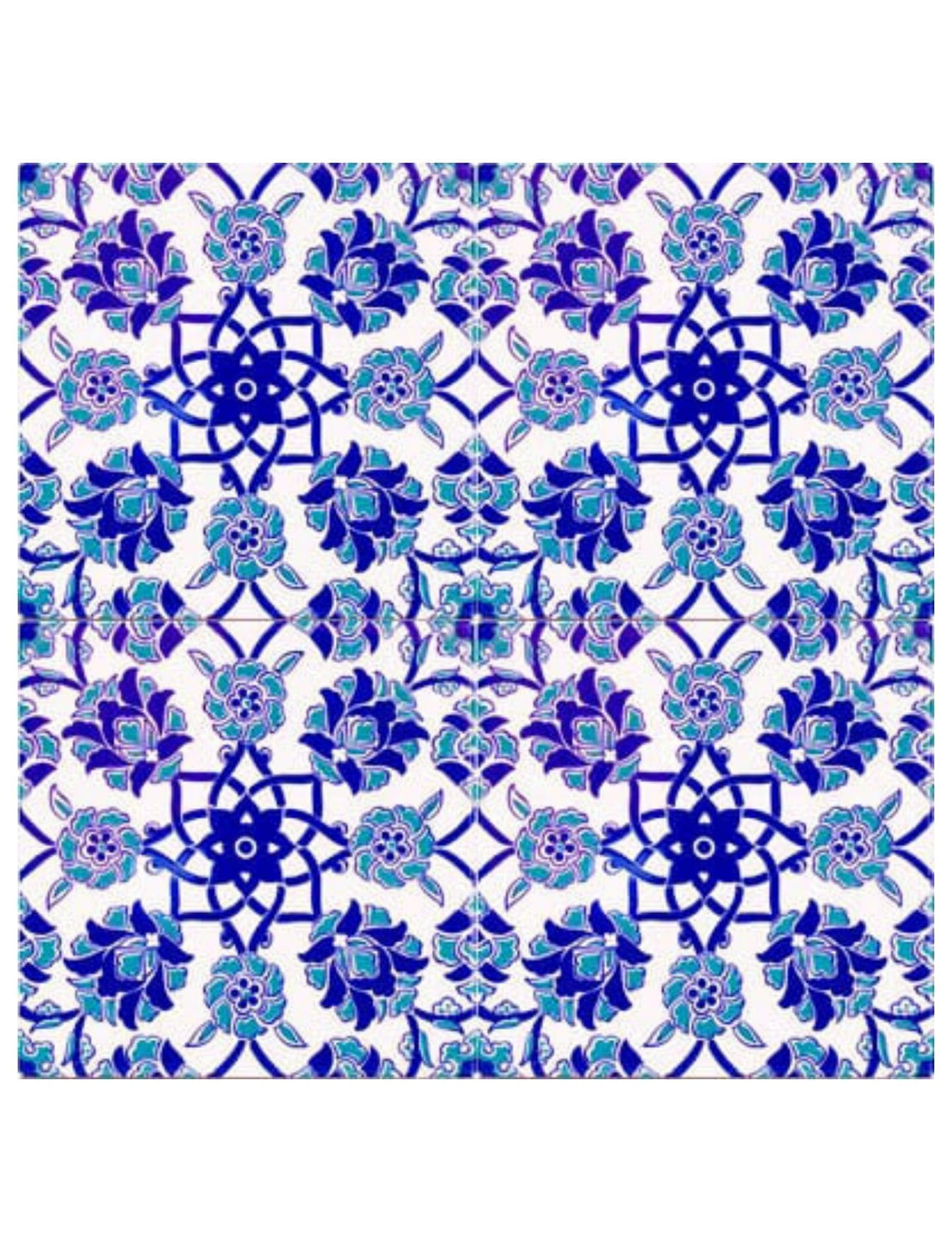 Çini Seramik Modelleri - 21, Rumi Yeşil Türbe Çinileri 20x20