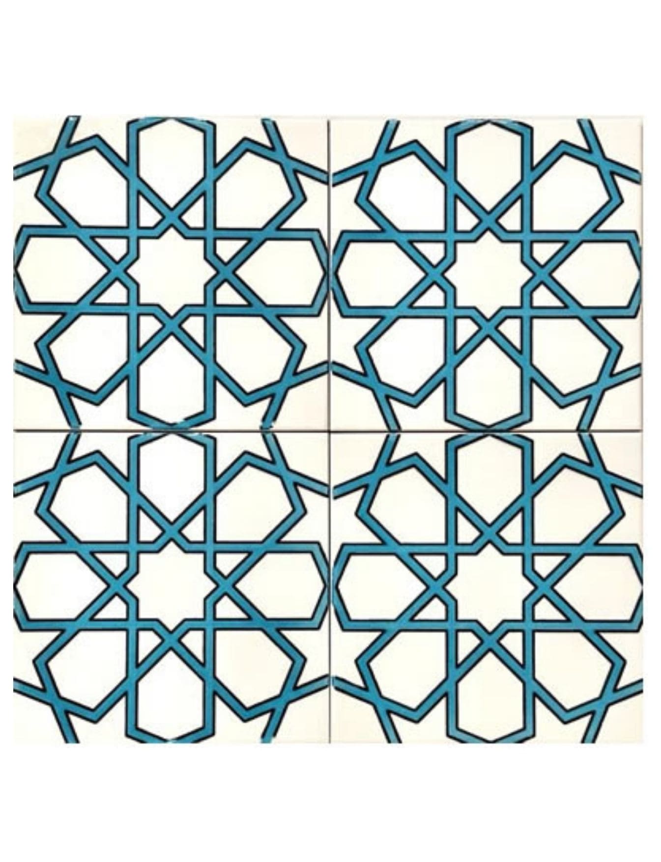 Çini Seramik Modelleri - 25, Cami Çini Karo Örnekleri 20x20