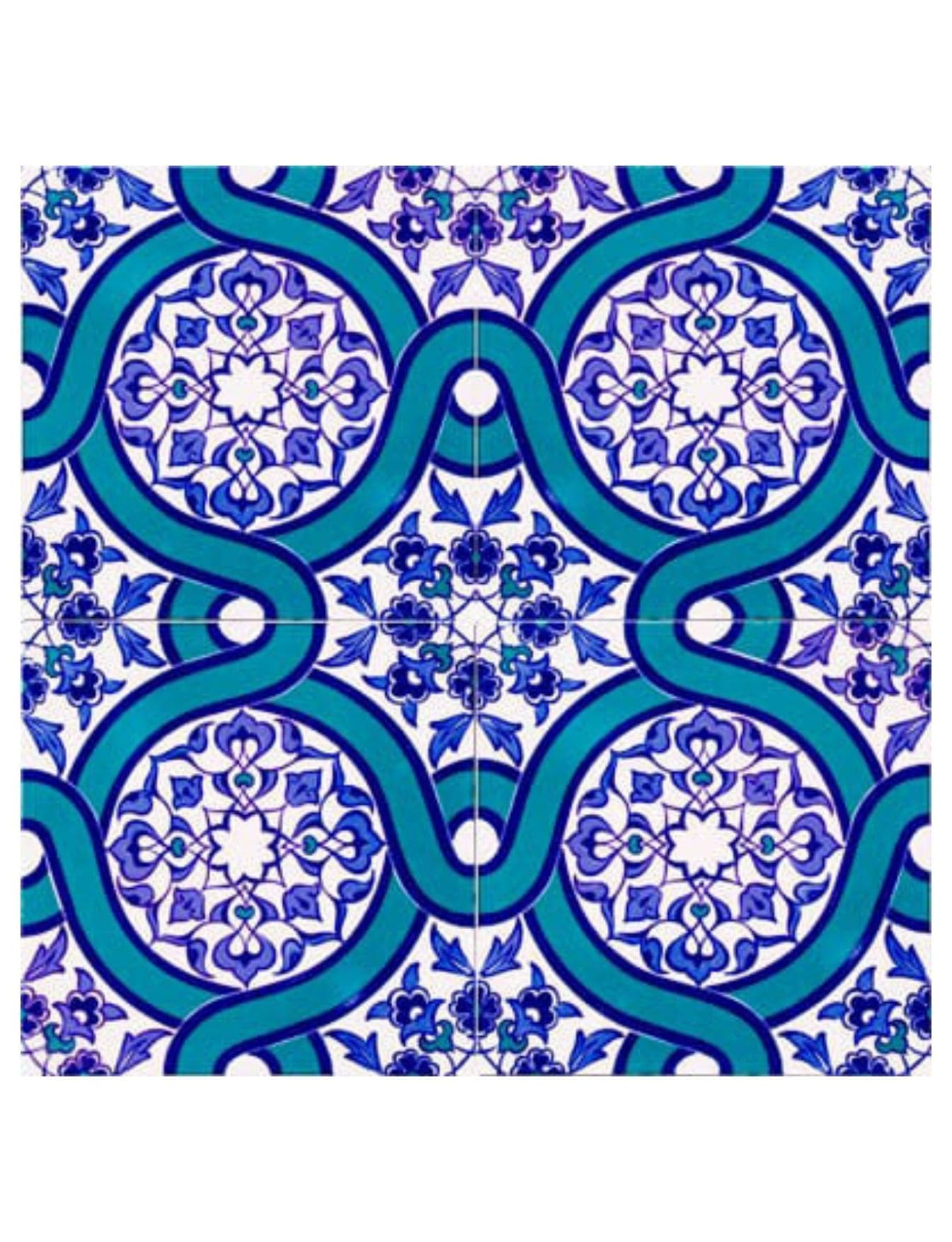 Çini Seramik Modelleri - 29, İznik Cami Çini Çeşitleri