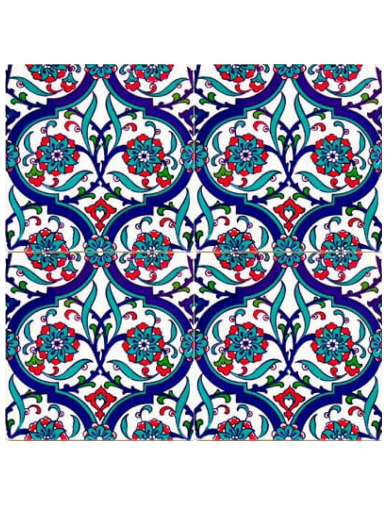 Çini Seramik Modelleri - 09, Çini Seramik Tasarım Karoları 20x20