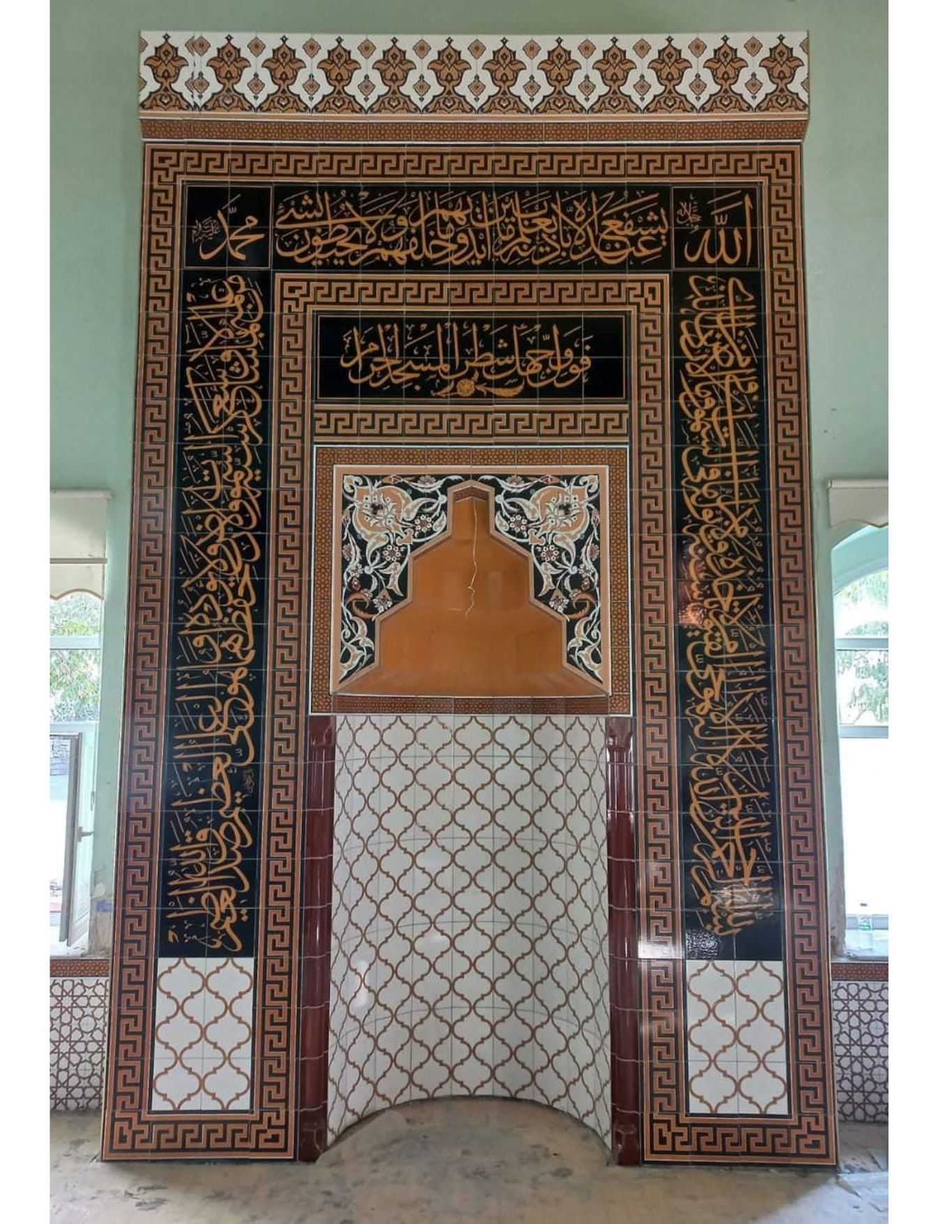 Cami Mihrap Çeşitleri - 21, Cami Mihrap Çini Dizayn Modelleri