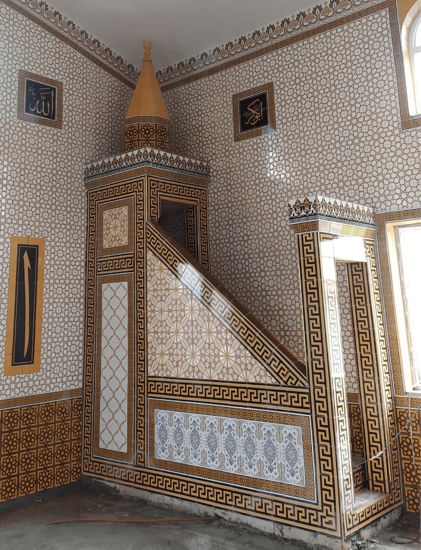 Cami Çini Minber - 01, Cami Çini Minber Çeşitleri Modelleri