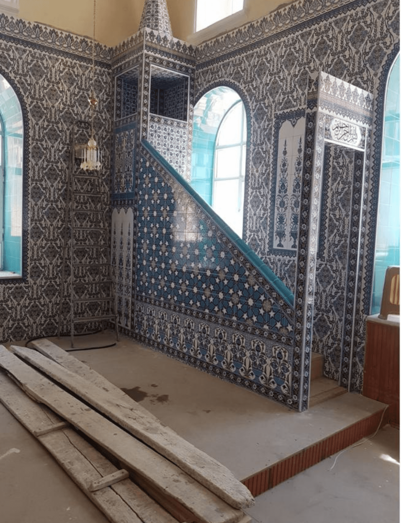 Cami Çini Minber - 11, Cami Mimari Çini Minber Modelleri