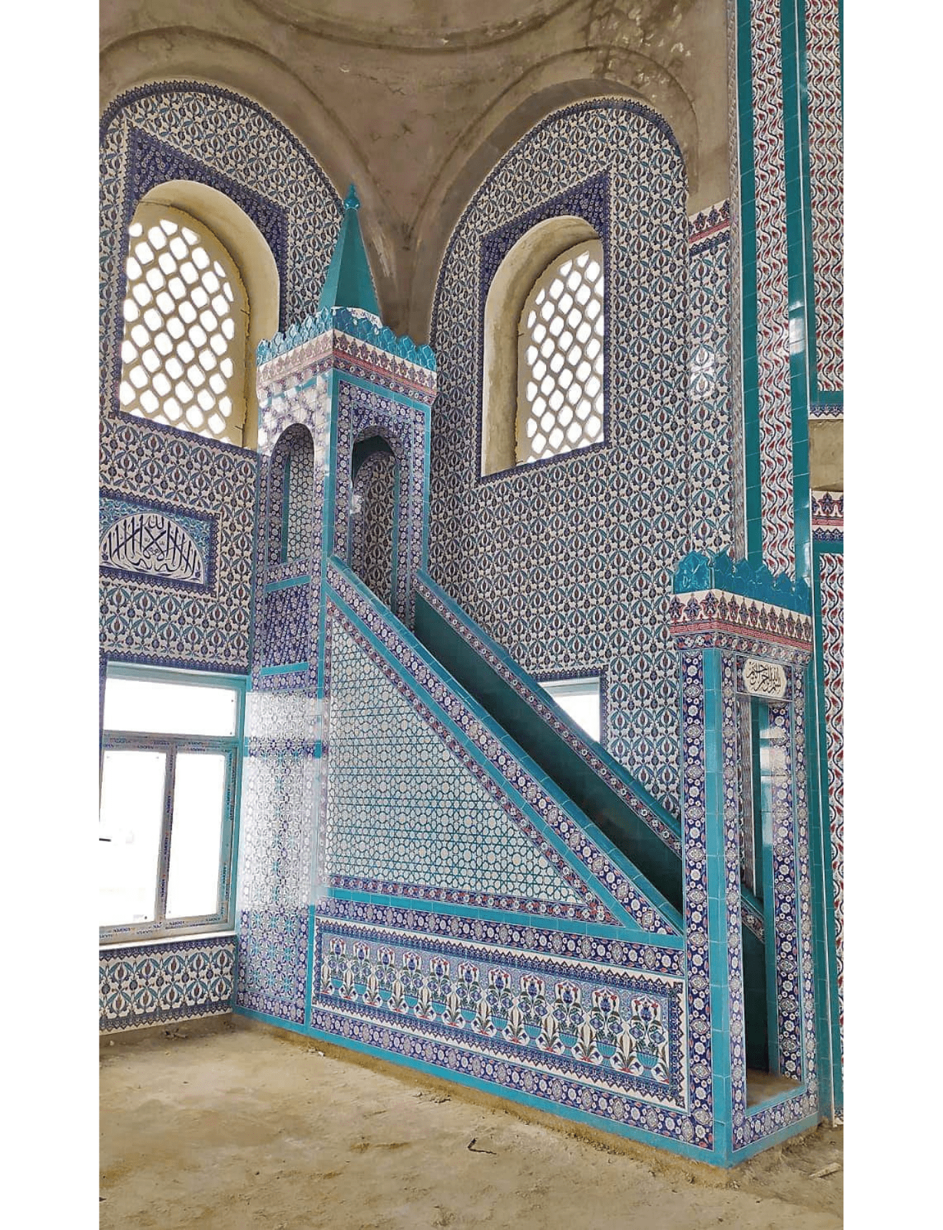 Cami Çini Minber - 24, Cami Minber Tasarım Çini Modelleri