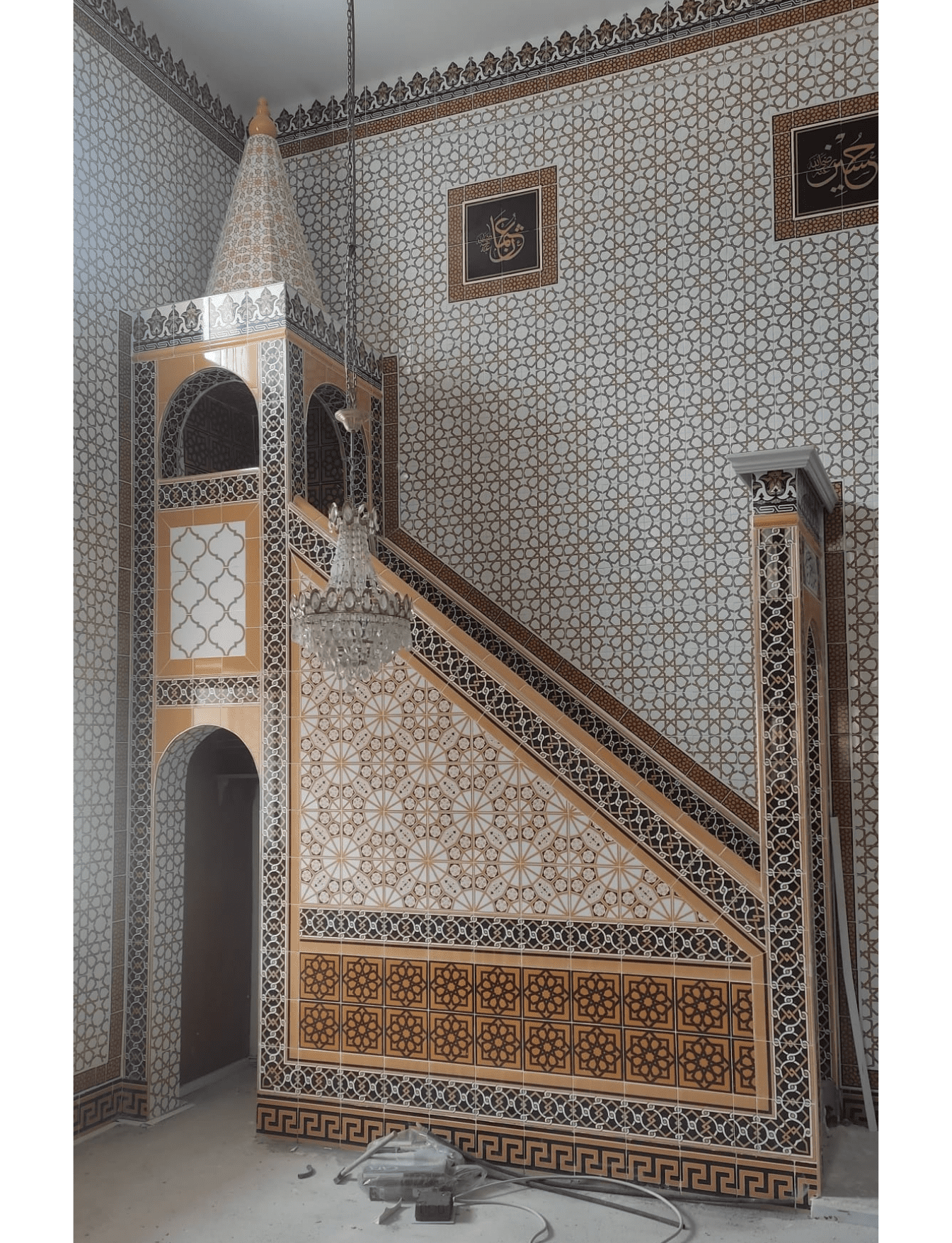 Cami Çini Minber - 03, Cami Çini Minber Selçuklu Modeli