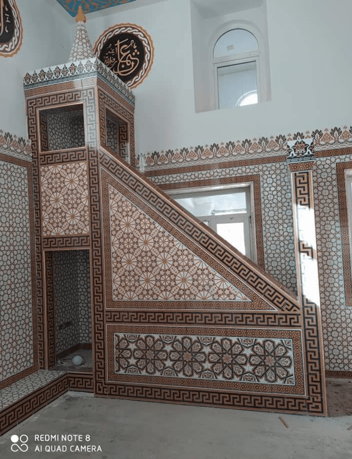 Cami Çini Minber - 31, Cami Dekor Minber Modelleri