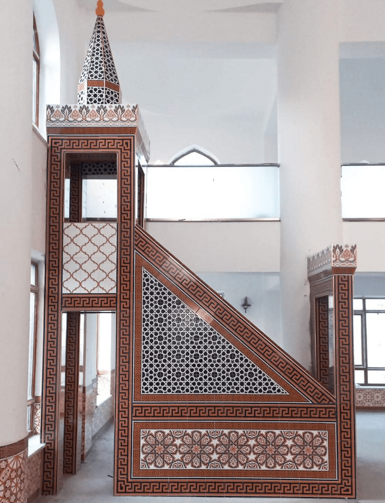 Cami Çini Minber - 32, 325x455 Cami Minber Modelleri Fiyatları 