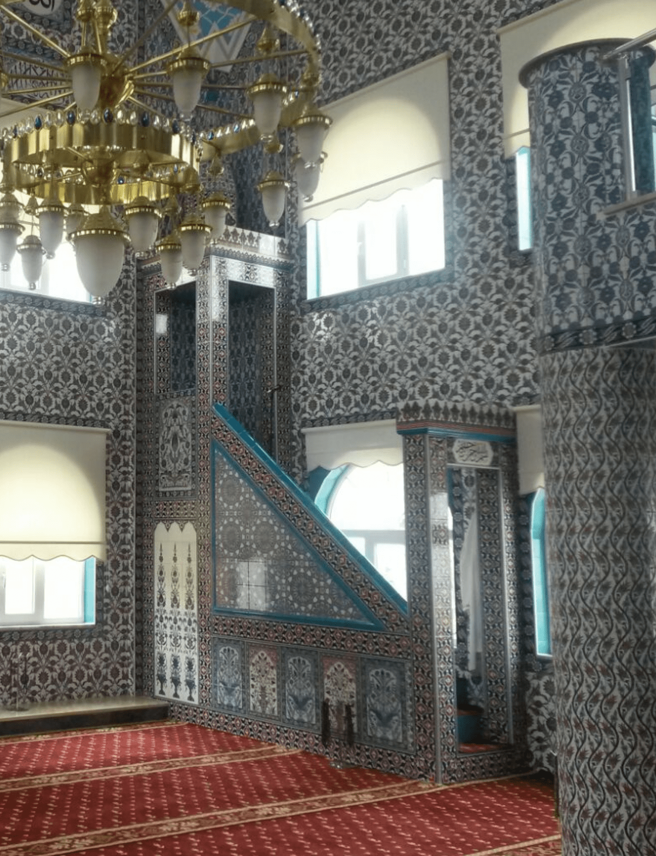 Cami Çini Minber - 38, Saksı Panolu Cami Minber Fiyatları