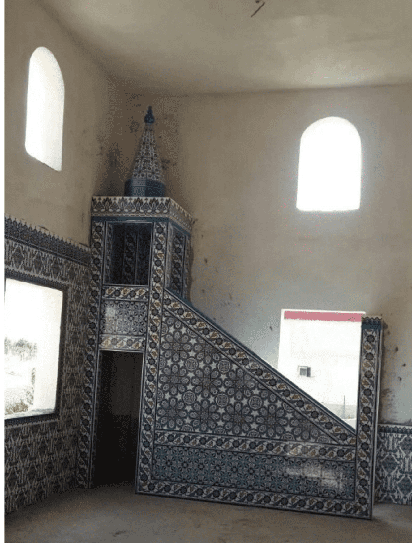 Cami Çini Minber - 55, Çini Desenli Cami Minberi